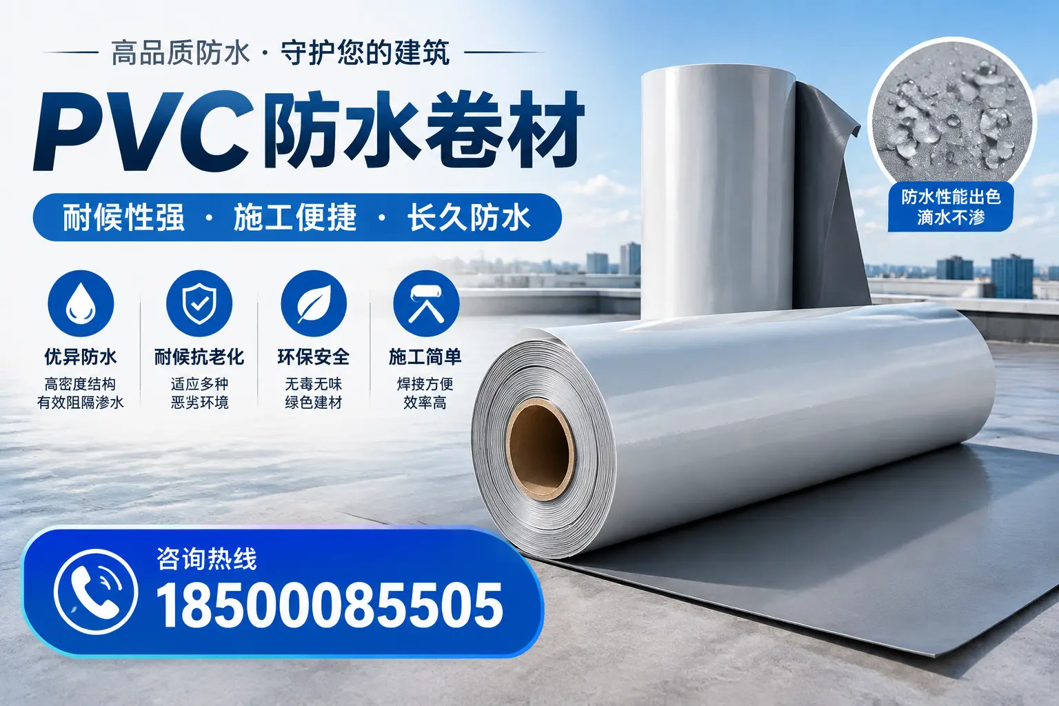 pvc防水卷材在莆田的行业应用前景分析